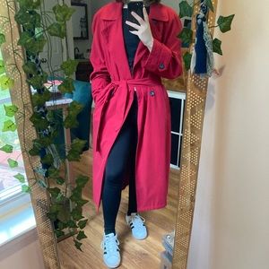 Red Trench Coat
